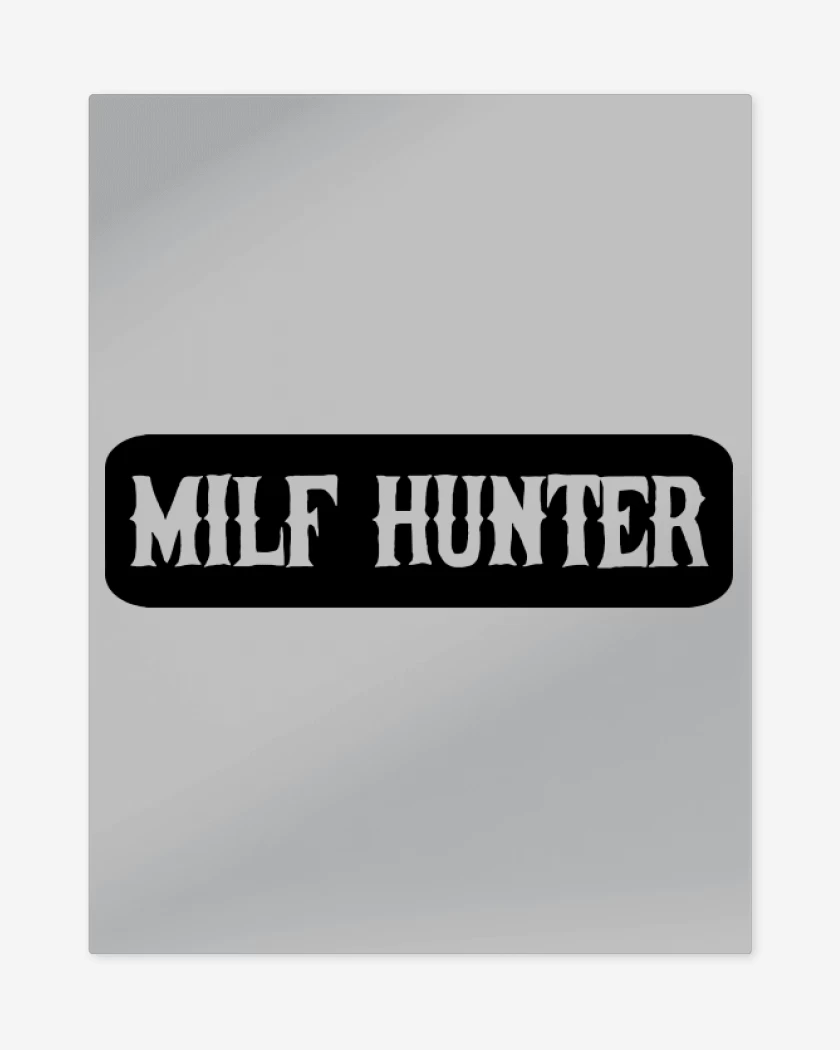 Print metalico Gris Melange de Milf Hunter
