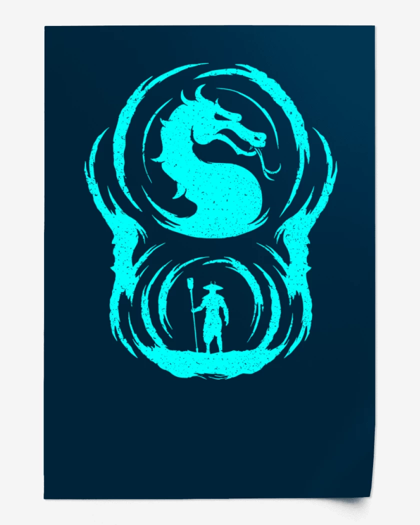 Print Mortal Kombat- Raiden