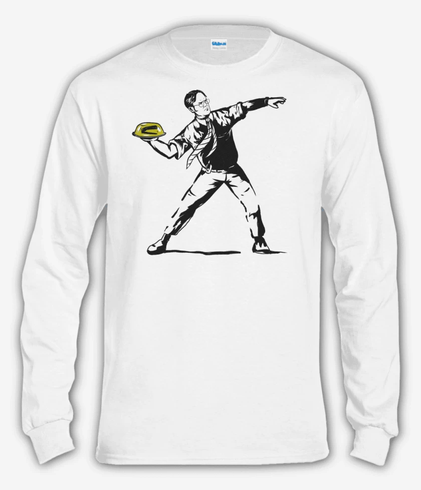Polera manga larga Blanco de Broma Gelatinosa
