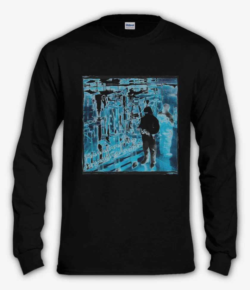 Polera manga larga Negro de PT - SD (OR) (Solo Blanco)