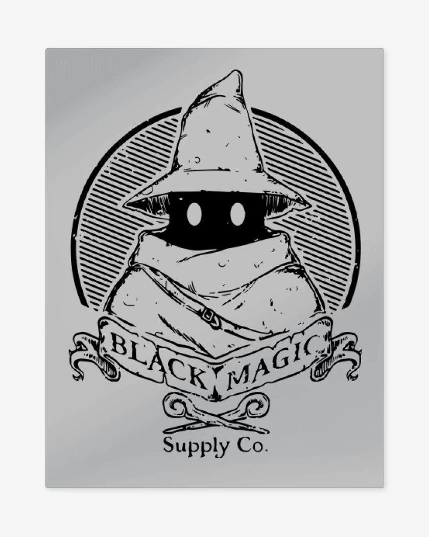 Print metalico Gris Melange de Black Magic Supply Co