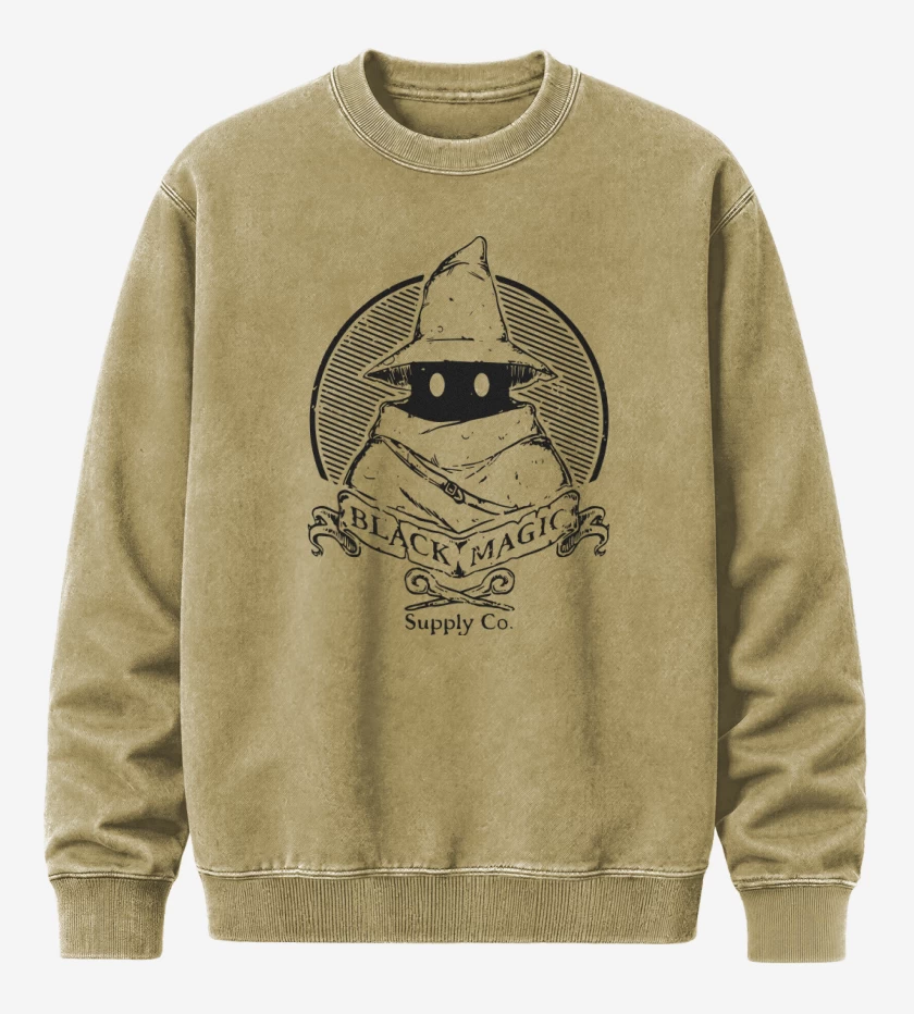 Poleron Polo Acid Wash Beige de Black Magic Supply Co