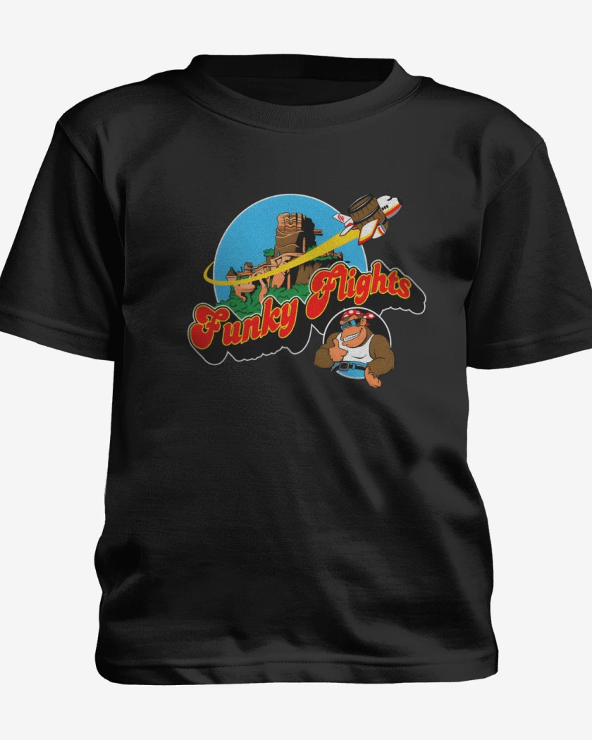 Polera de niño Negro de Funky Flights