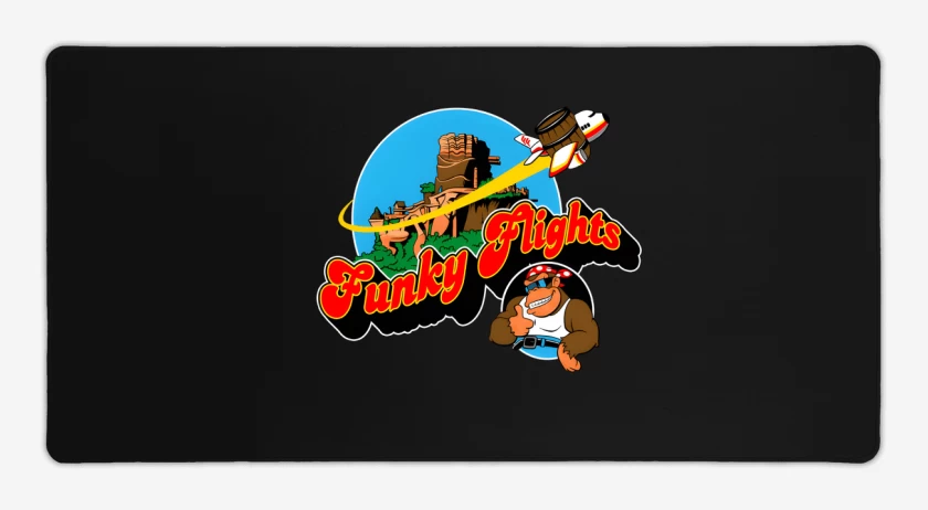 Mouse pad Gamer Negro de Funky Flights