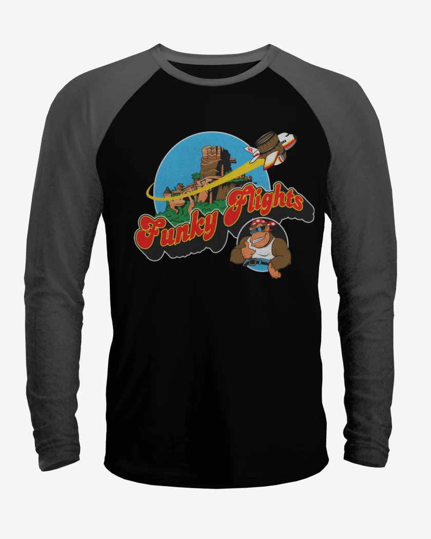 Polera Raglan Funky Flights