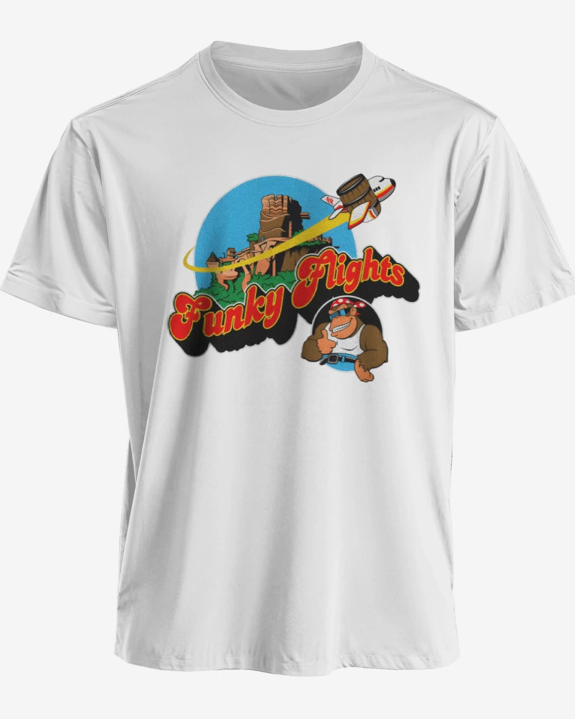 Polera premium Blanco de Funky Flights