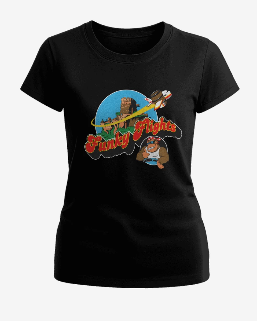 Polera de Mujer Negro de Funky Flights