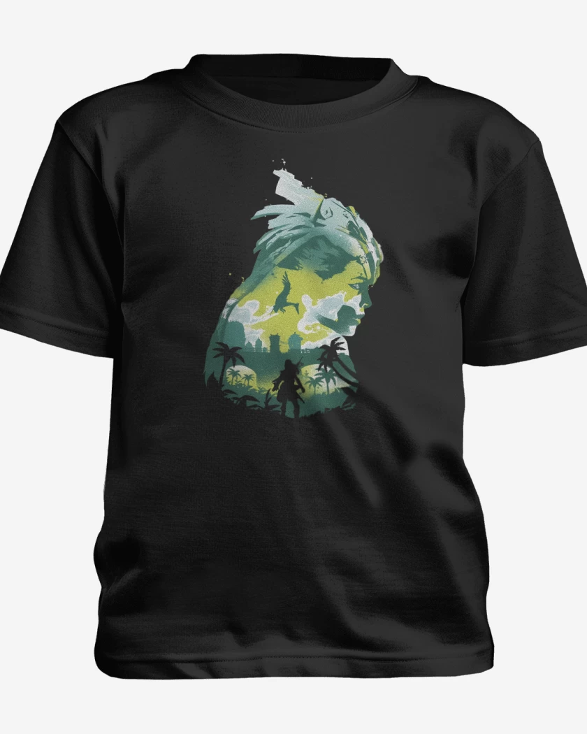 Polera de niño Negro de Forbidden West