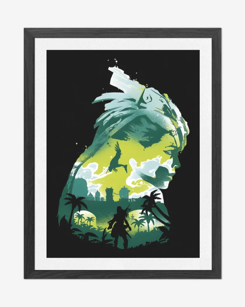 Cuadro decorativo Negro de Forbidden West