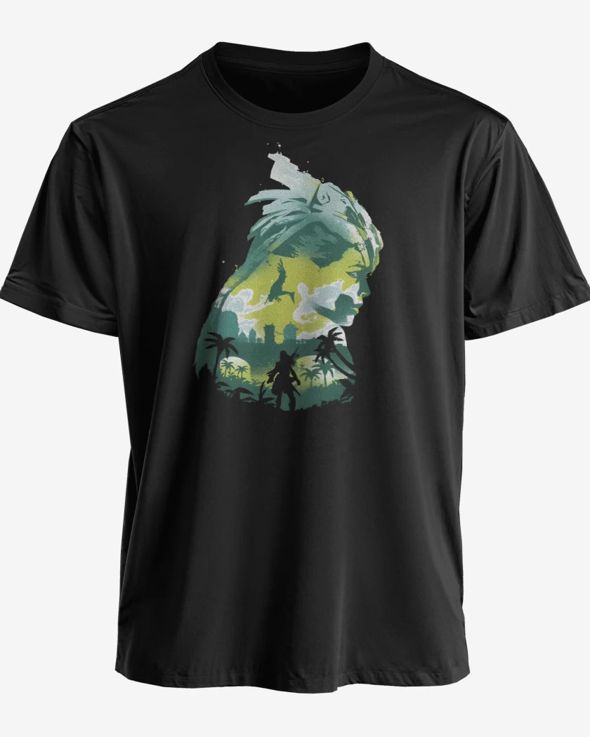 Polera premium Negro de Forbidden West