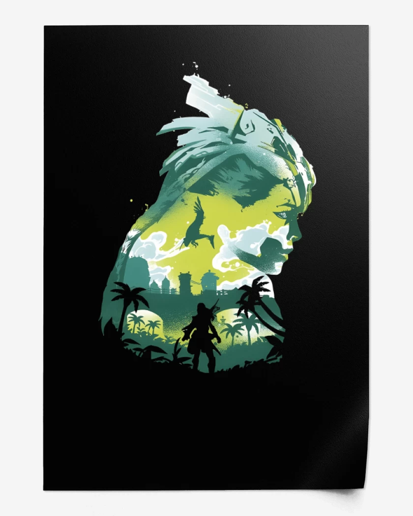 Print Negro de Forbidden West