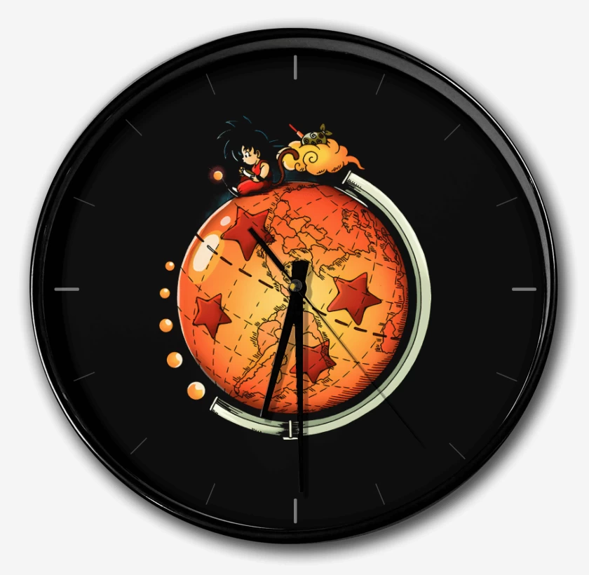 Reloj Negro de Dragon World