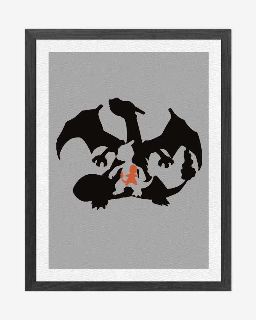 Cuadro decorativo The evolution of Char