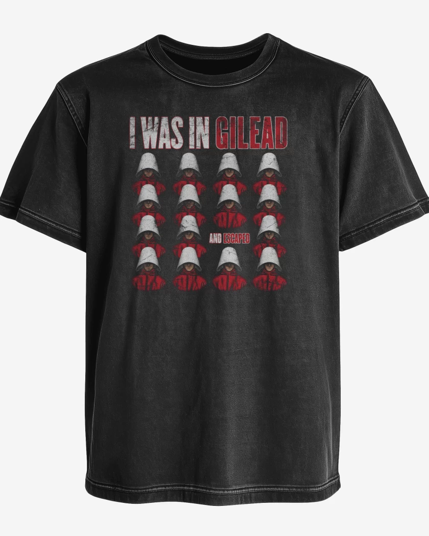 Polera desgastada Negro de El Cuento de la Criada