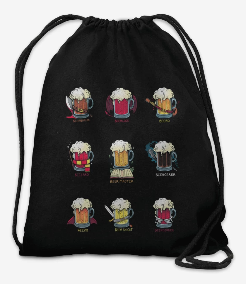 Mochila Negro de Beer Role Play