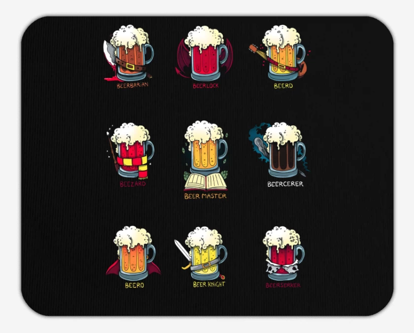 Mousepad Beer Role Play
