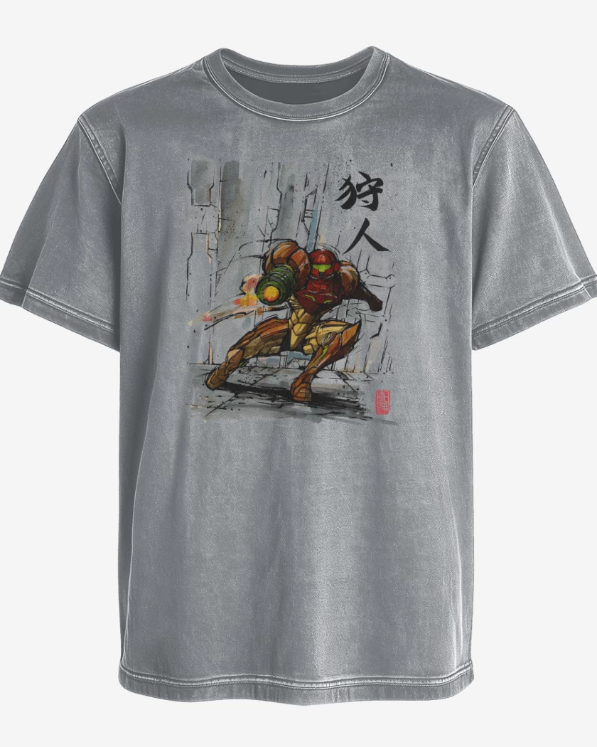Polera desgastada Samus Sumi e