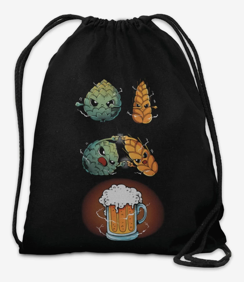 Mochila Negro de Fusión! Cerveza!