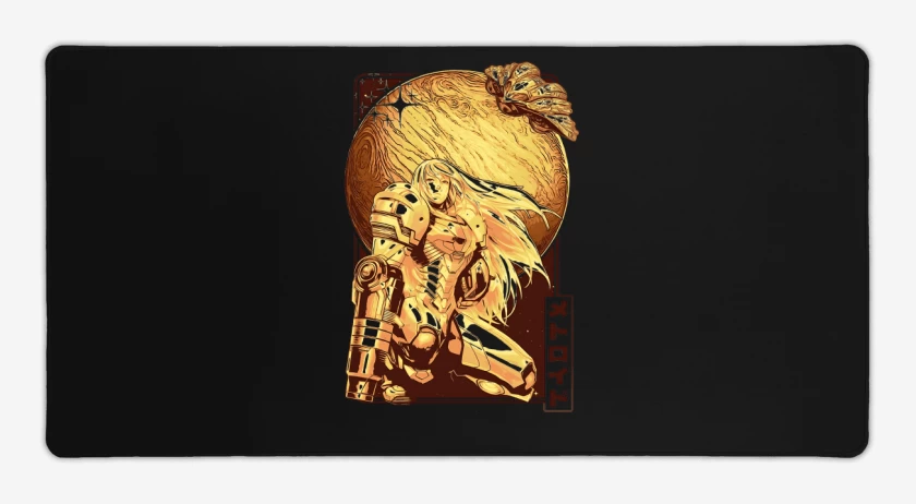 Mouse pad Gamer Negro de Samus Aran
