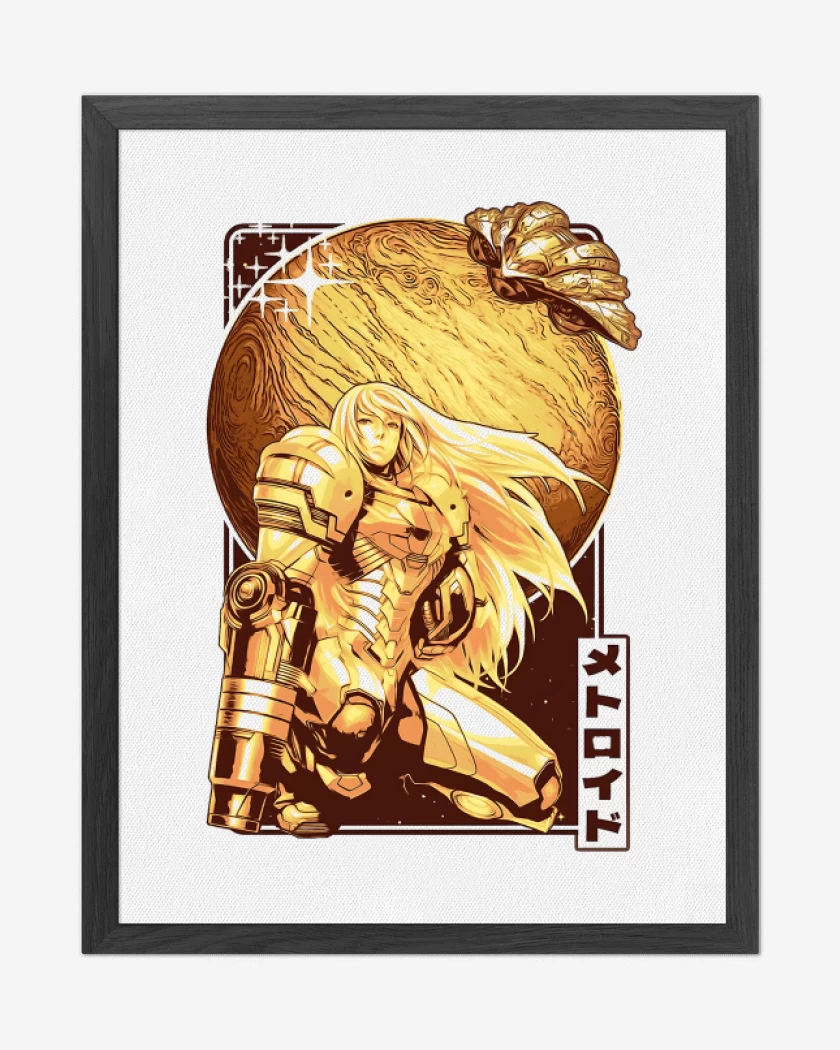Cuadro decorativo Blanco de Samus Aran