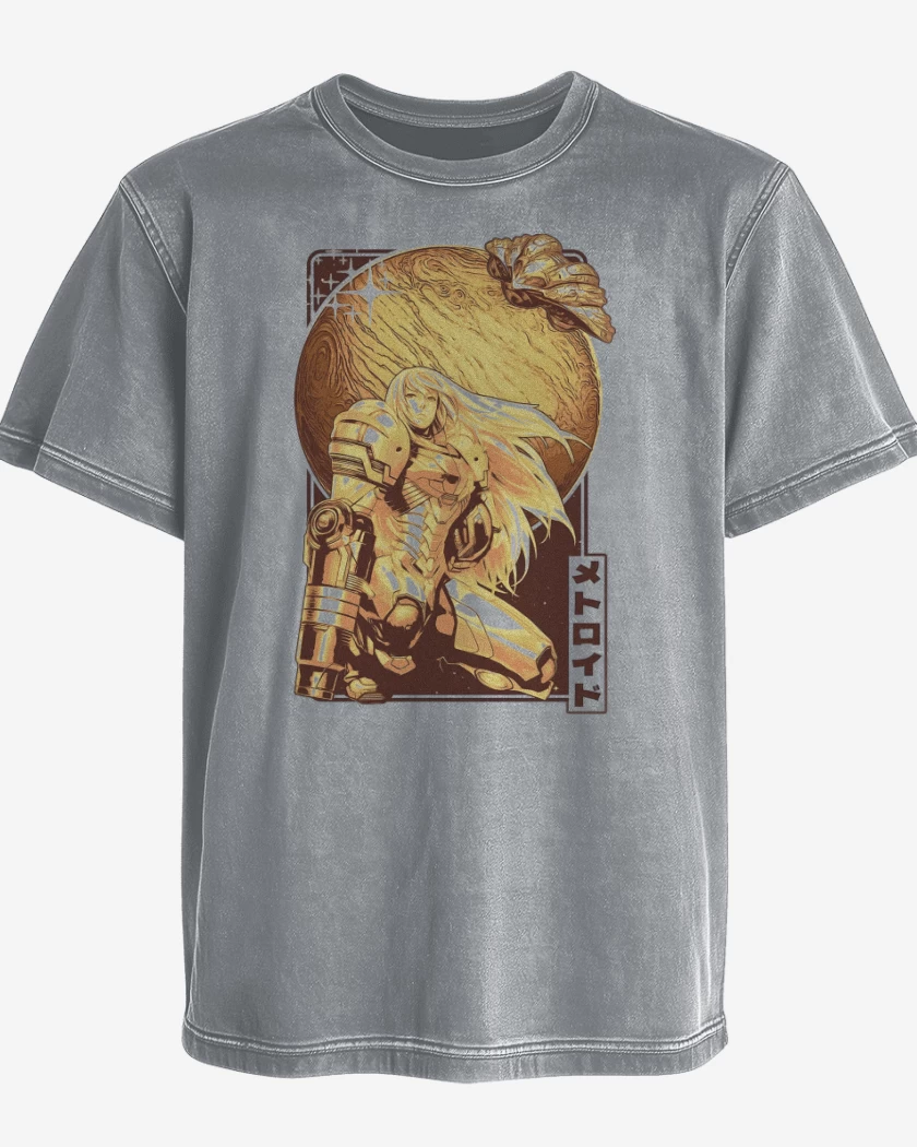 Polera desgastada Samus Aran