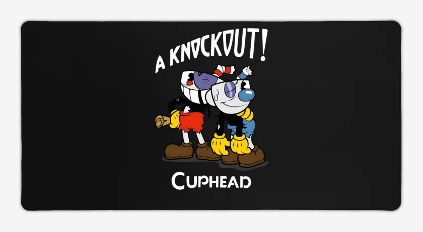 Mouse pad Gamer Negro de A Knockout!