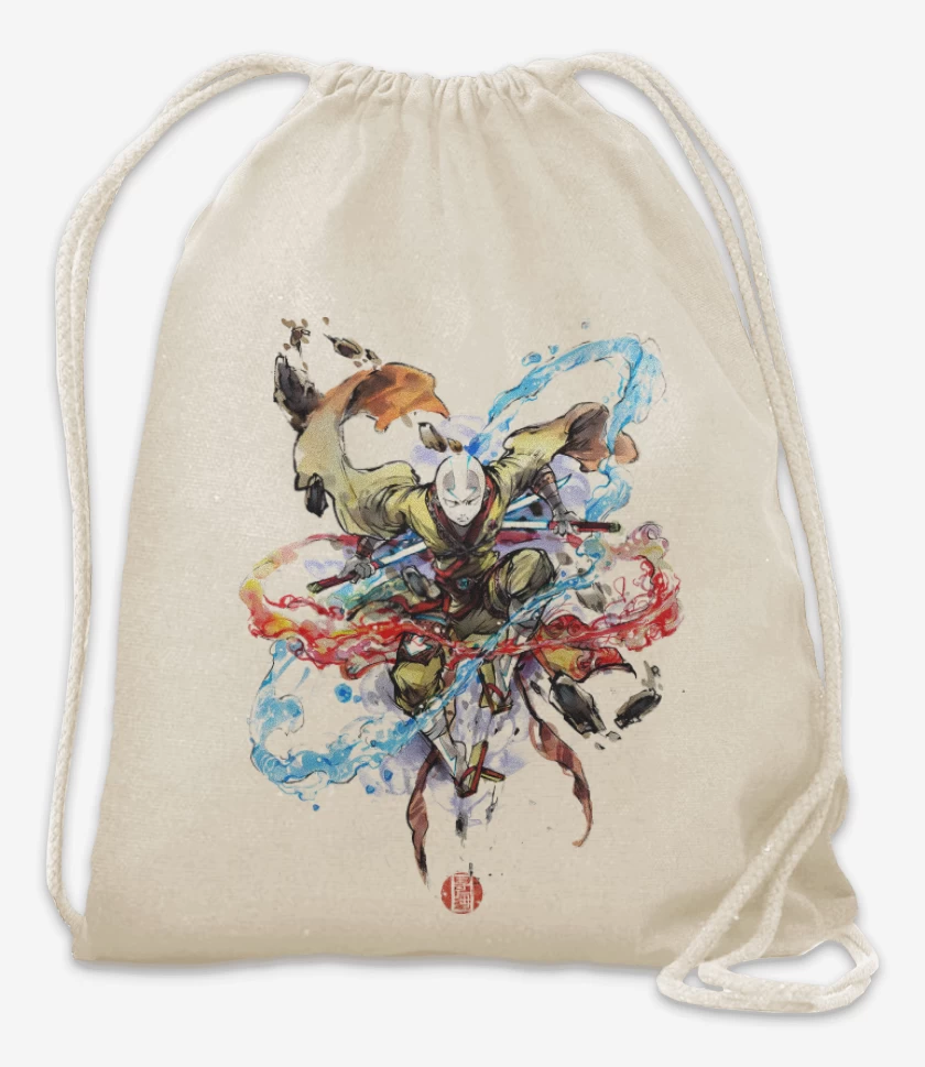 Mochila Blanco de Aang Samurai