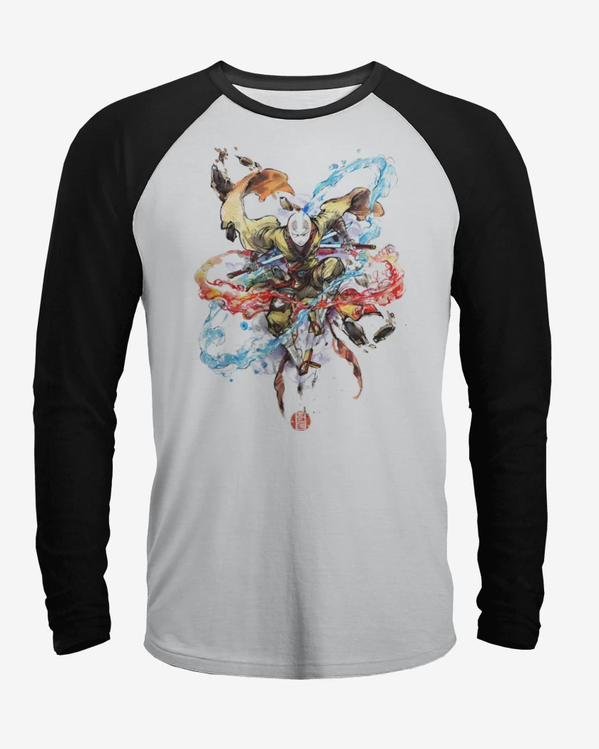 Polera Raglan Aang Samurai