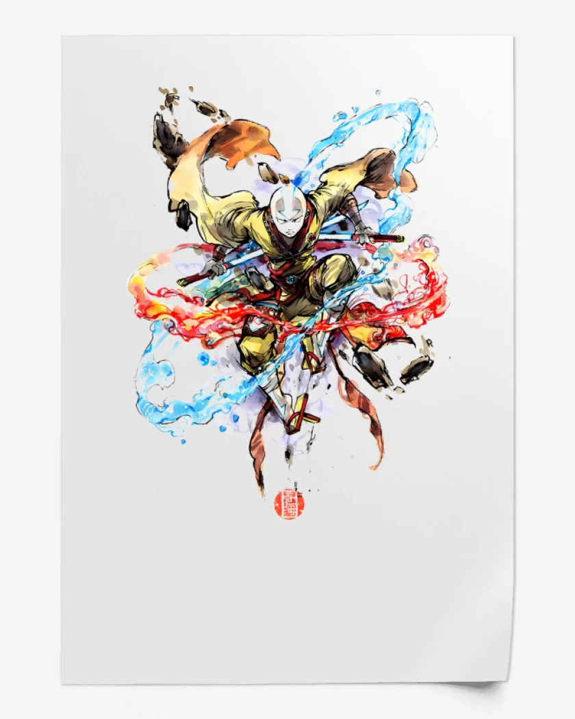 Print Aang Samurai