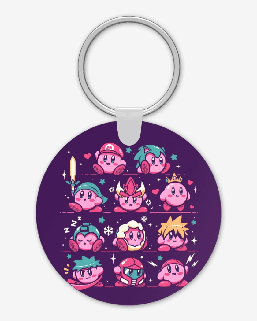Llavero Guerreros Rosados