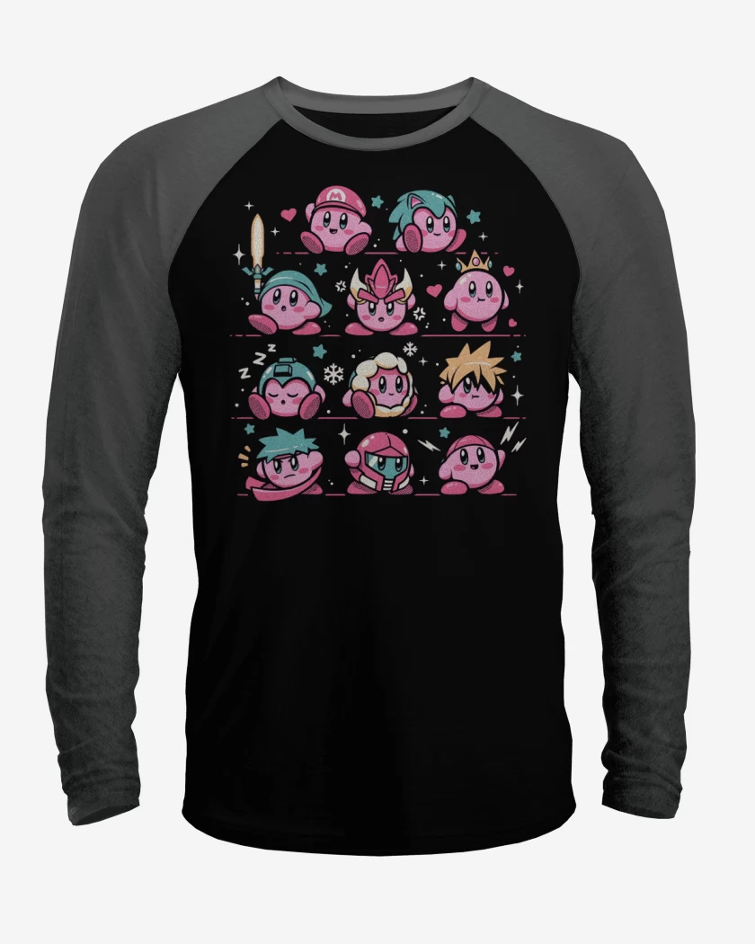 Polera Raglan Guerreros Rosados