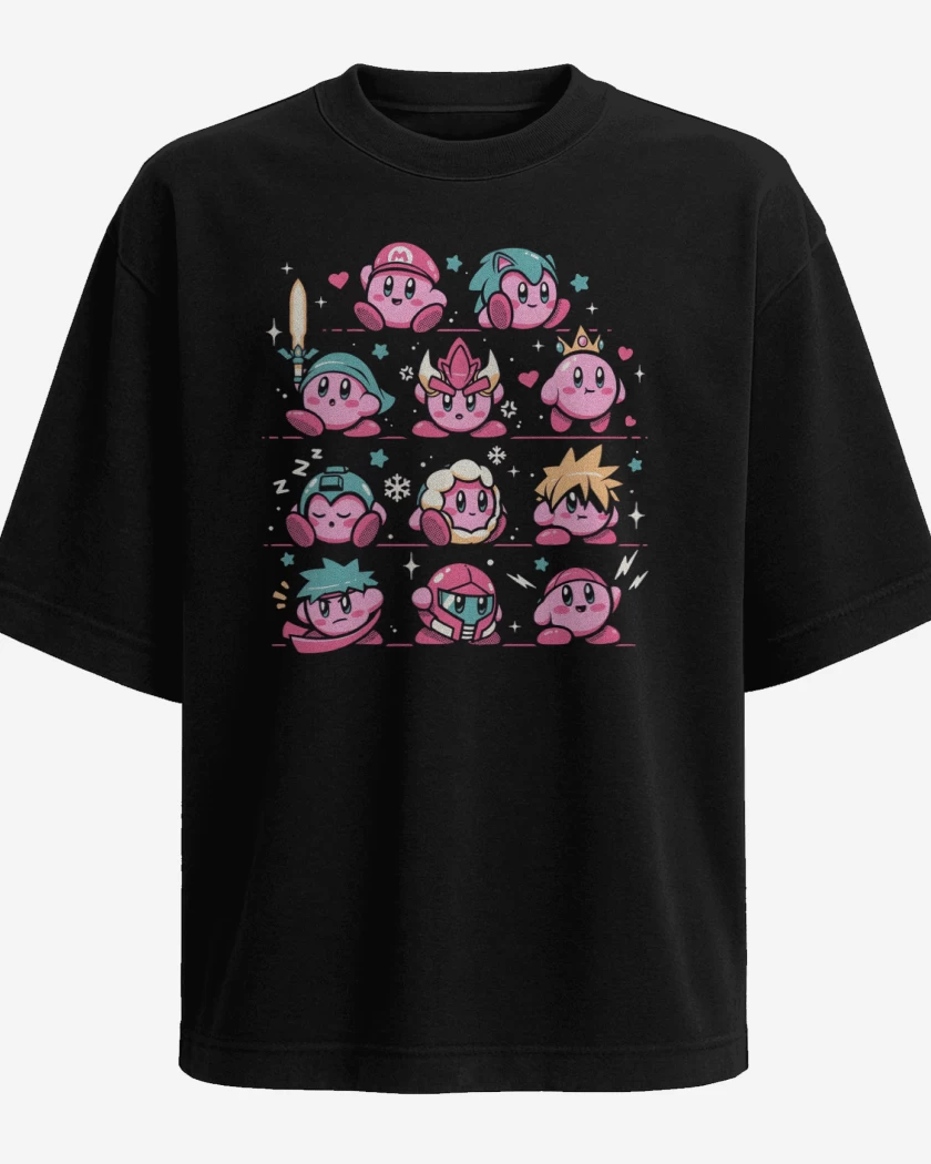 Polera Oversize Negro de Guerreros Rosados