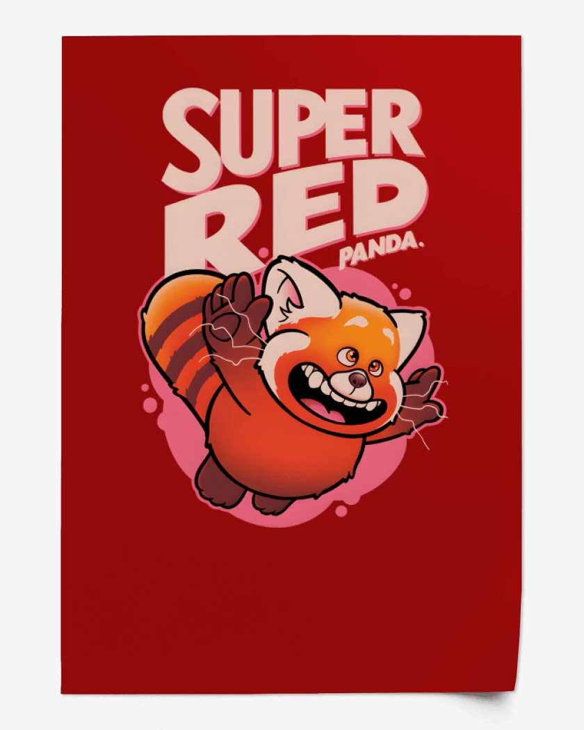 Print Super Red Panda