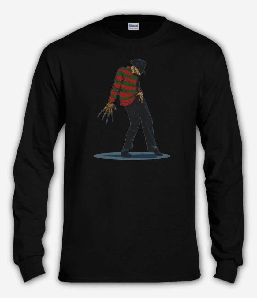 Polera manga larga Negro de Freddy Jackson