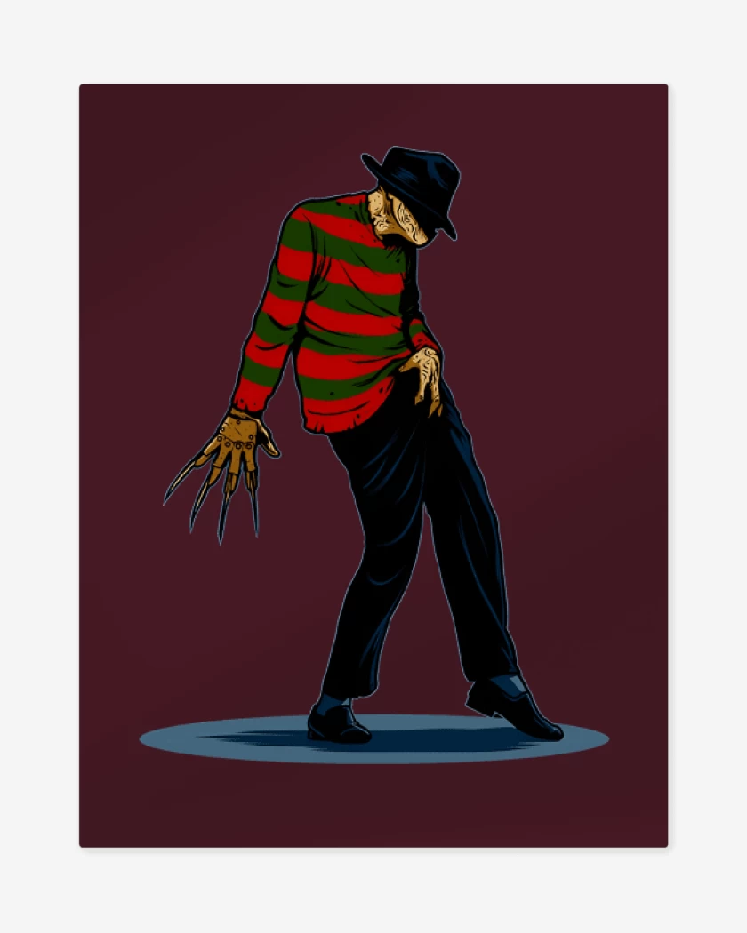 Print metalico Burdeo de Freddy Jackson