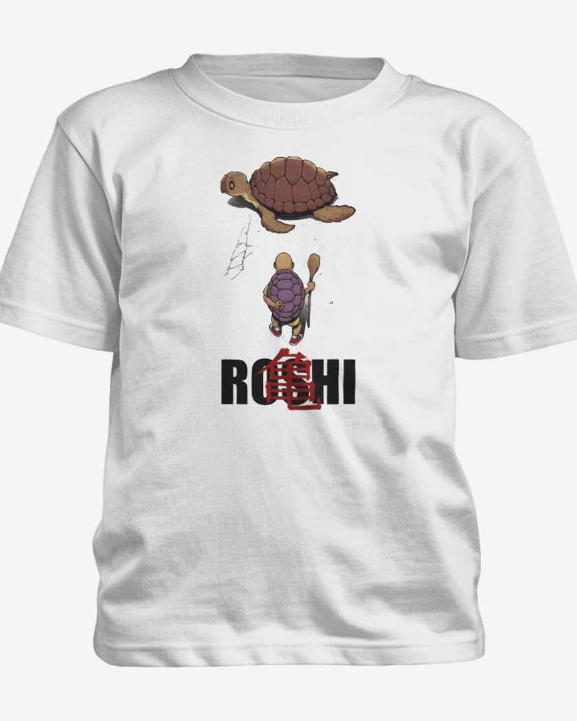 Polera de niño Blanco de Roshi Akira