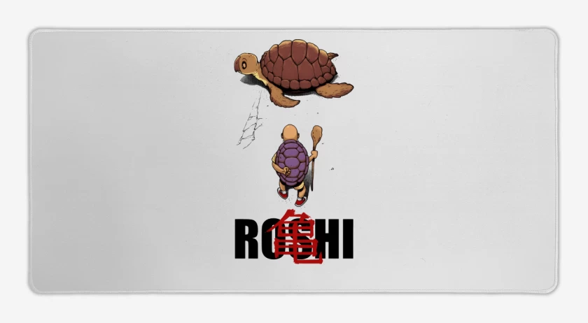 Mouse pad Gamer Blanco de Roshi Akira