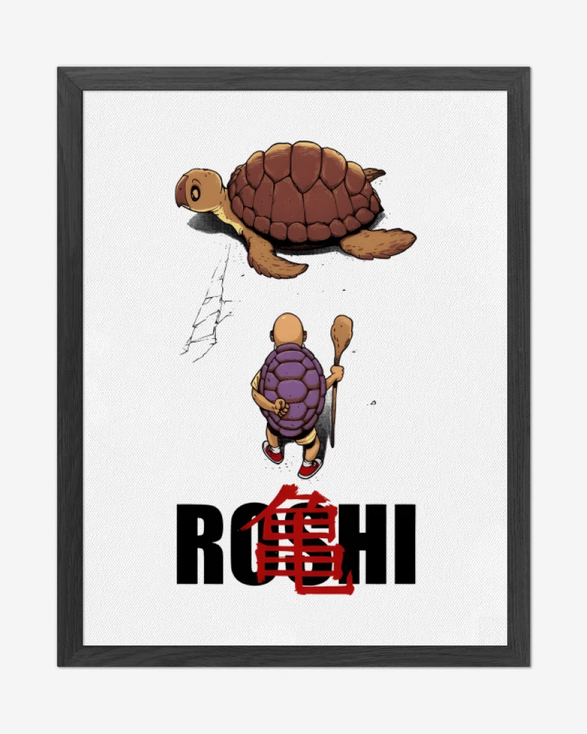Cuadro decorativo Blanco de Roshi Akira