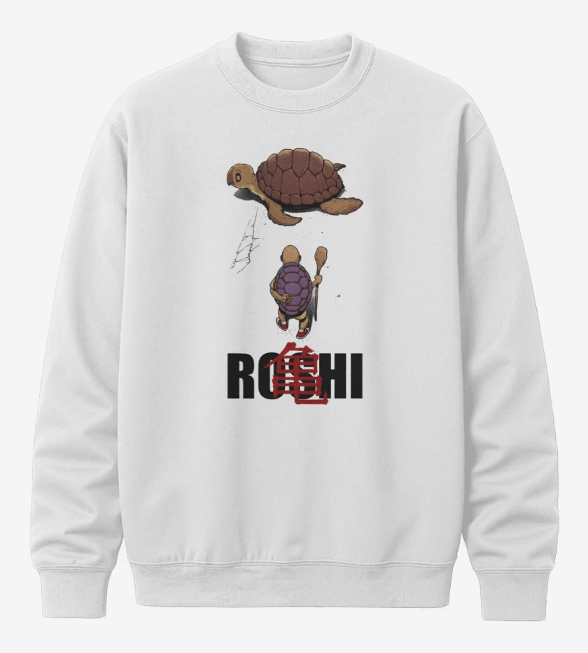 Poleron polo Blanco de Roshi Akira