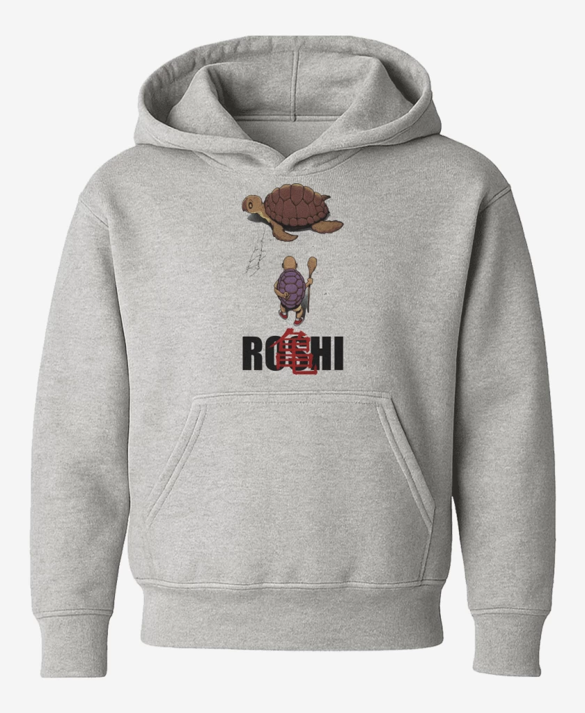 Poleron de niño Gris Melange de Roshi Akira