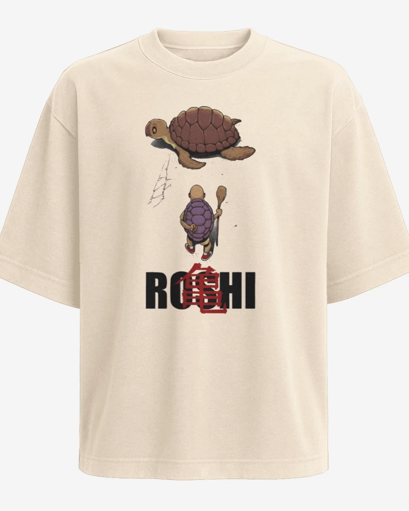 Polera Oversize Beige de Roshi Akira