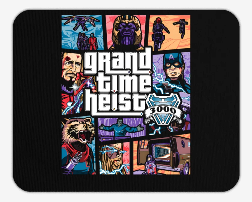 Mousepad Grand Time Heist 3000