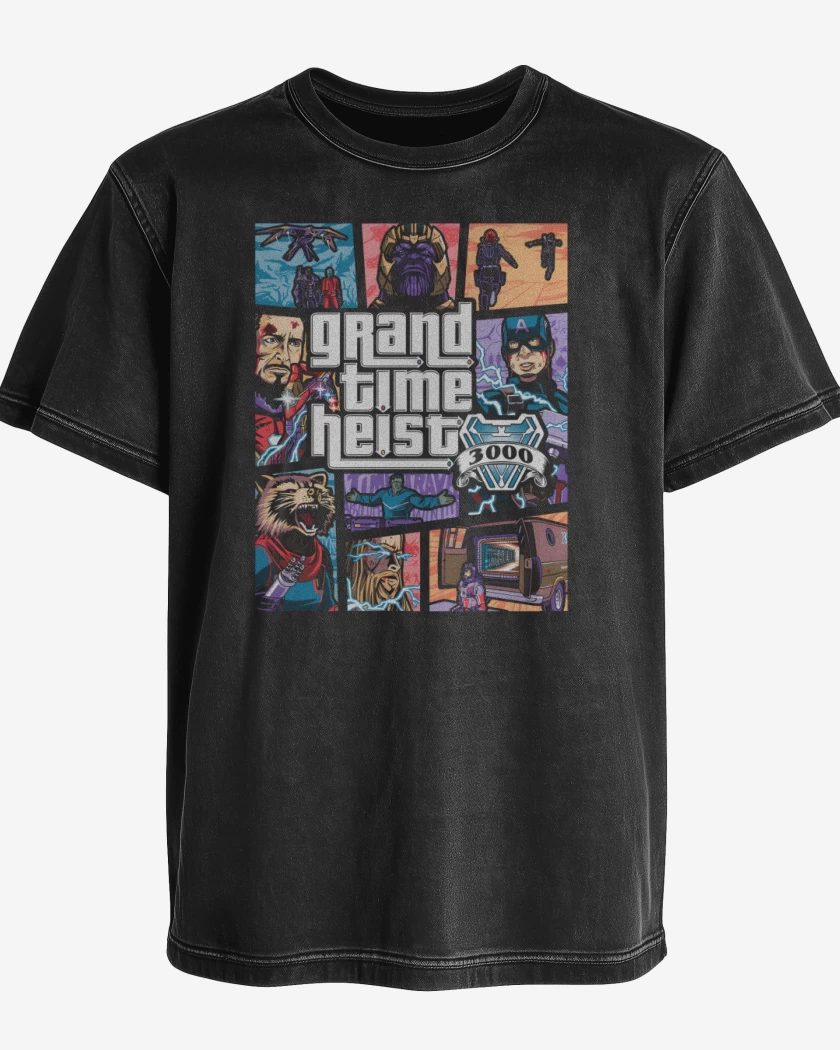Polera desgastada Grand Time Heist 3000