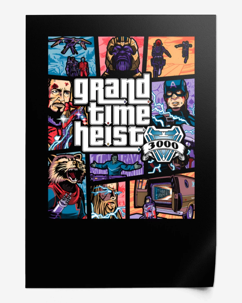Print Grand Time Heist 3000