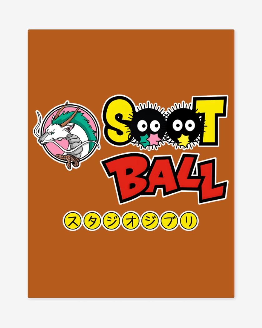 Print metalico Naranjo de Soot Ball