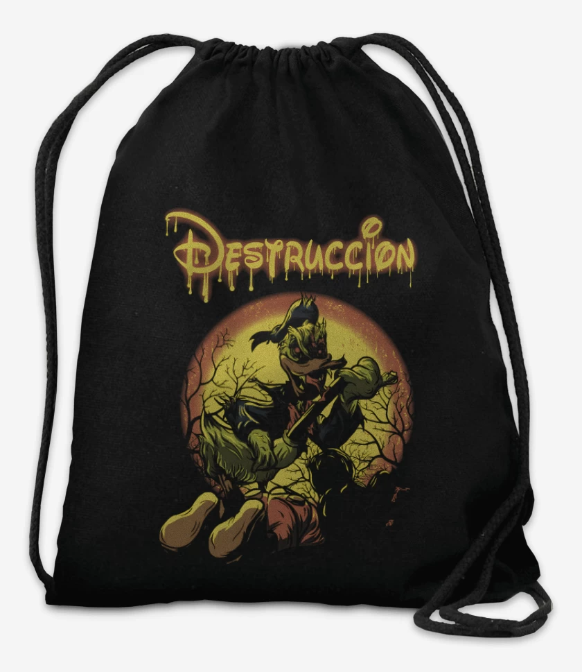 Mochila Negro de Destruction