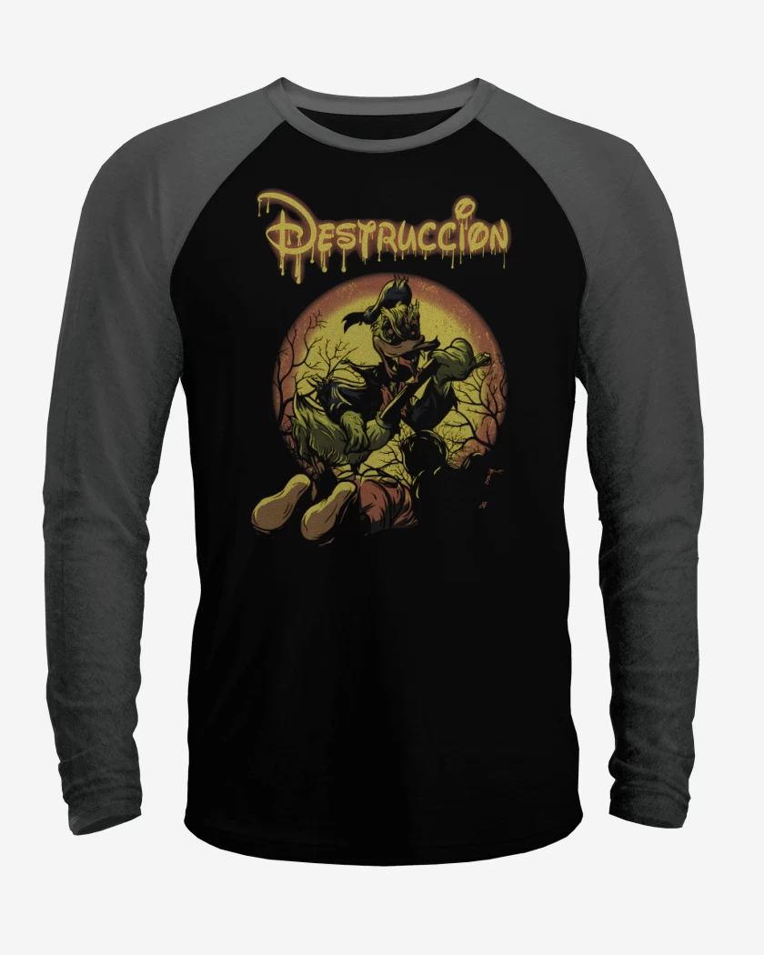 Polera Raglan Destruction