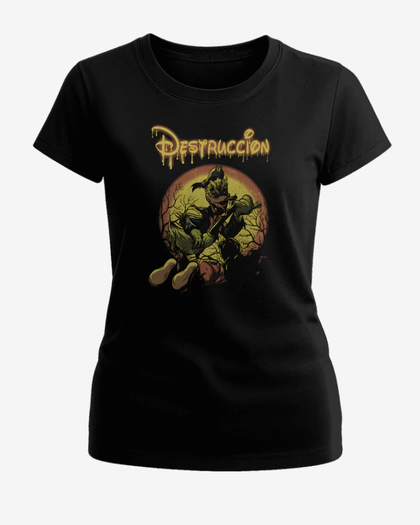Polera de Mujer Negro de Destruction