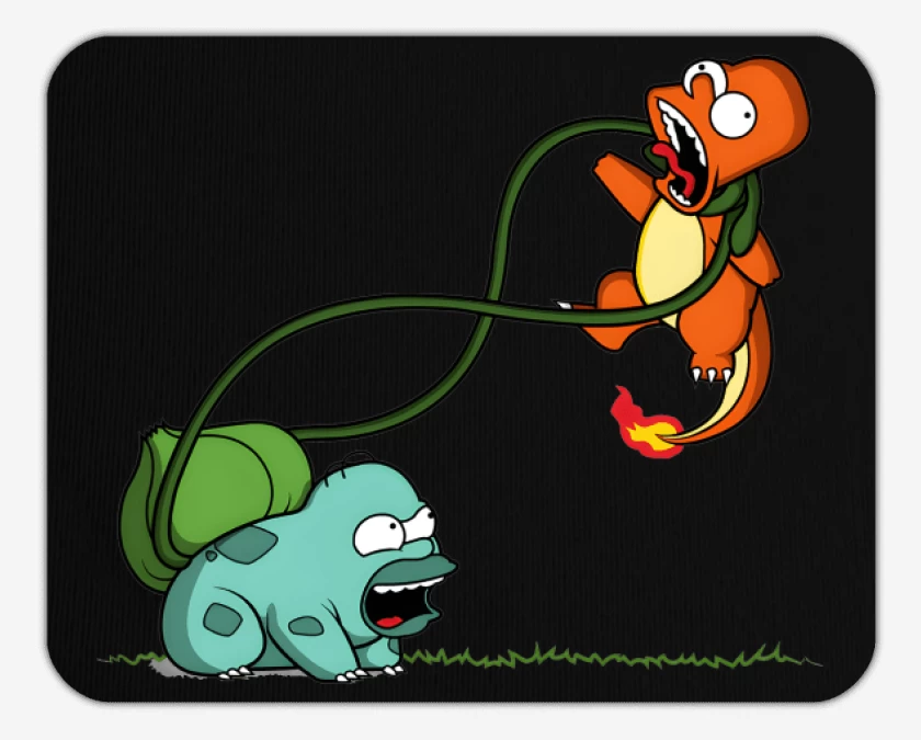 Mousepad Homersaur vs Bartmander 