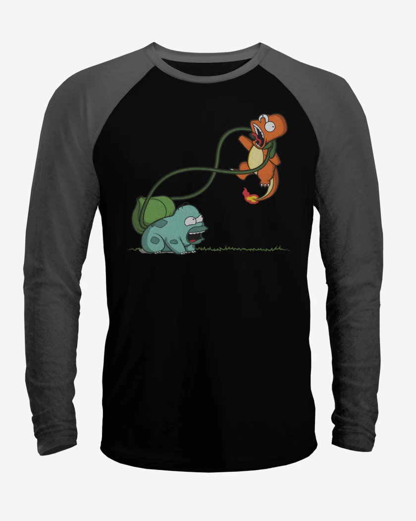 Polera Raglan Homersaur vs Bartmander 